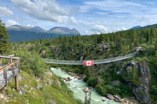 3.5 Hour Yukon Suspension Bridge Private Tour